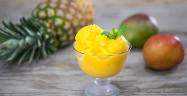 Mango Pineapple Sorbet Recipe